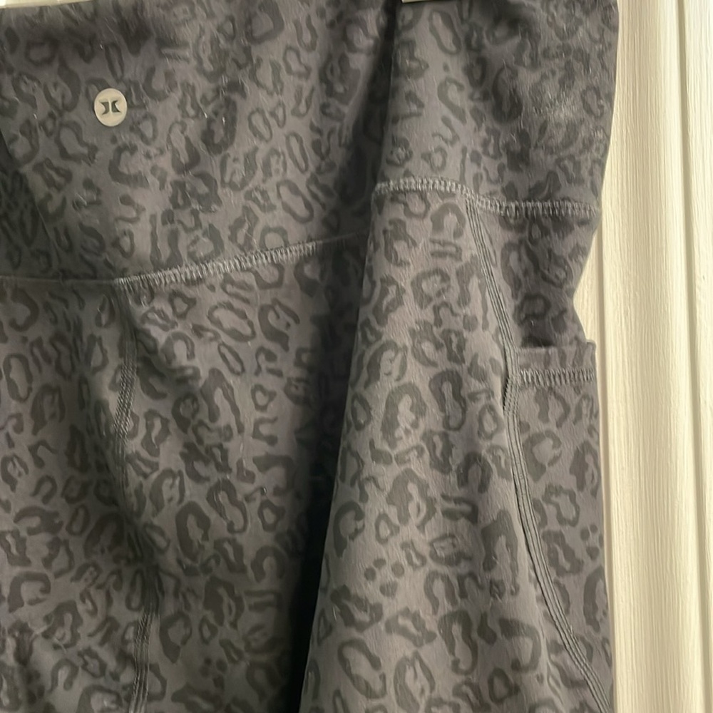 RBX leopard print yoga pants - Picture 3 of 4